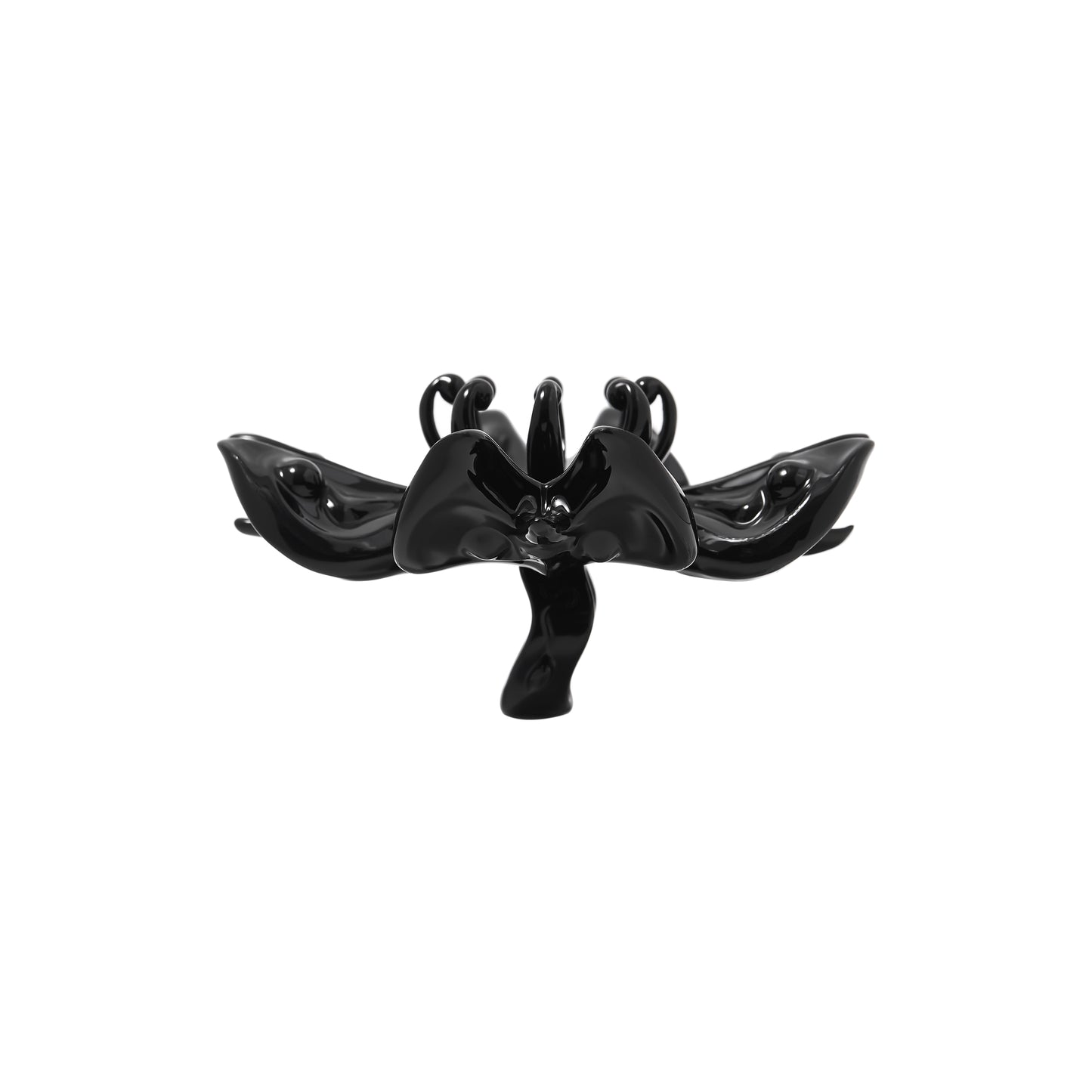 'Blooming on the exoskeleton of spirit' Ring (Black)