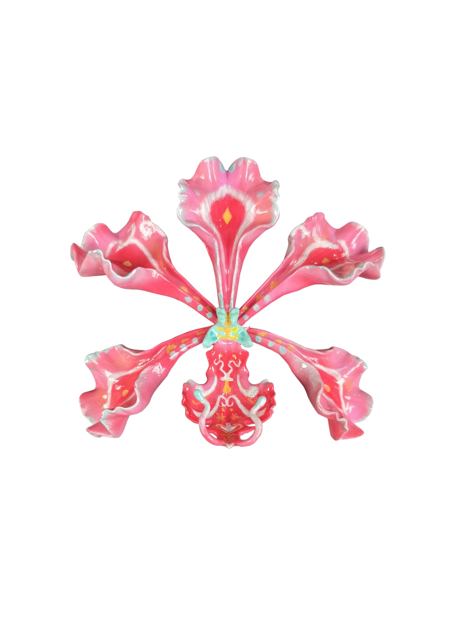 XENO-ORCHID EARRING (Pink)