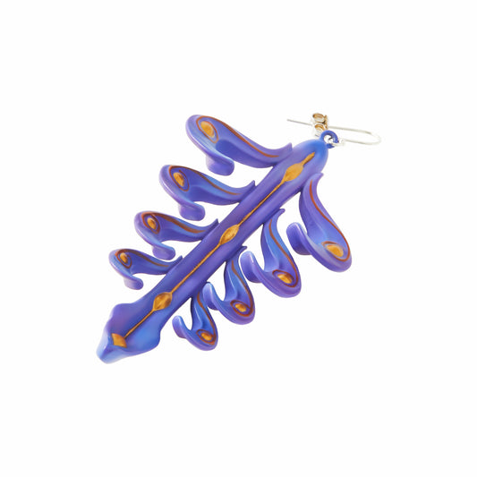 AXIS MUNDI EARRING (Purple & Gold)