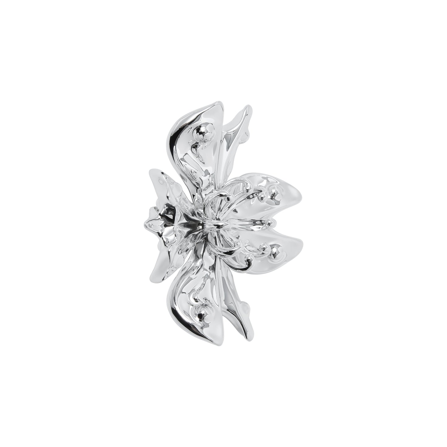 'Blooming on the exoskeleton of spirit' Ring (Silver)